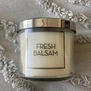 Bath & Body Works Fresh Balsam Test Candle